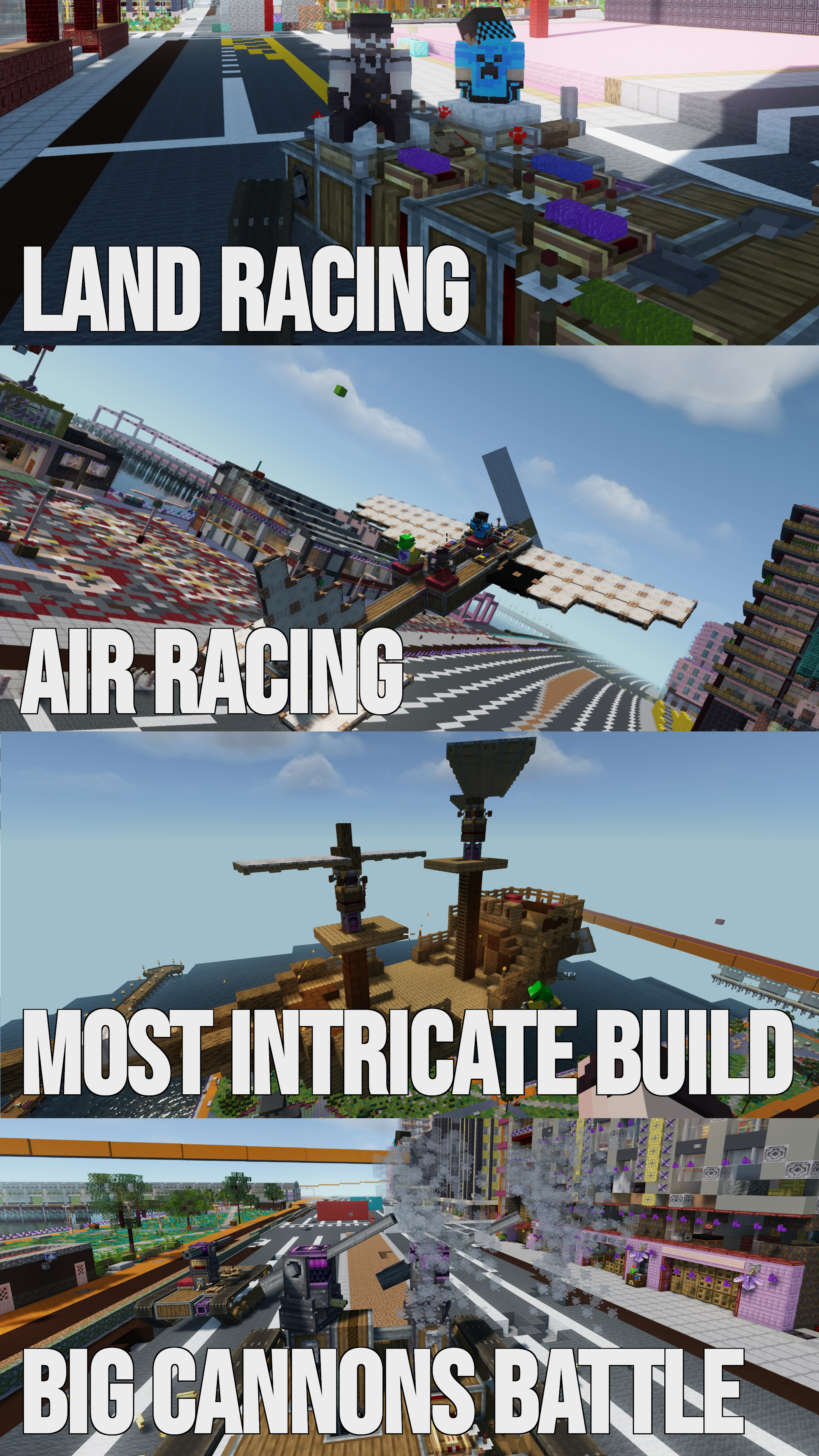 4 Different Clockwork, Trackwork and Create: Big Cannons related events